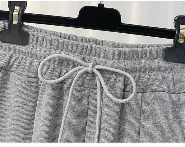 Autumn New Fake-two-piece Tops with Straight Long Pants 7