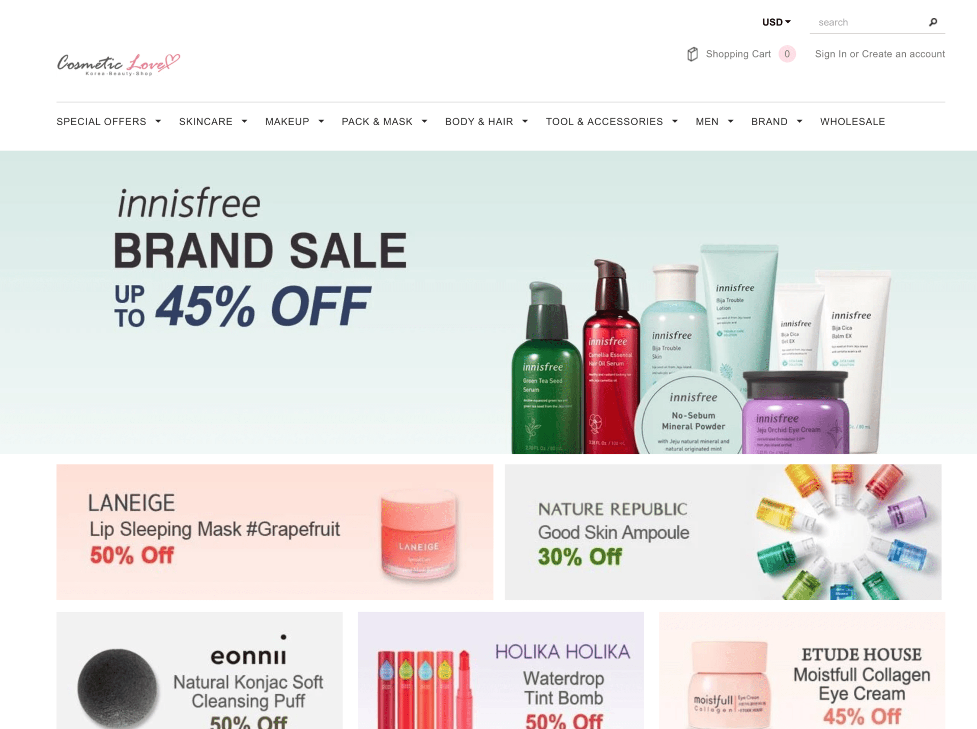 Shop for Korean Makeup, Beauty and Skin Care Online