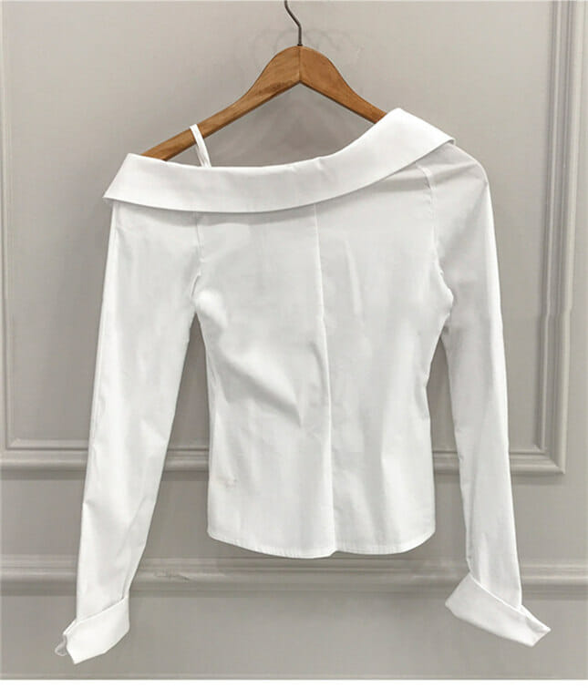 Fashion Lady Off Shoulder Blouse With Plaids Short Skirt2 Fashion Lady Off Shoulder Blouse with Plaids Short Skirt 6