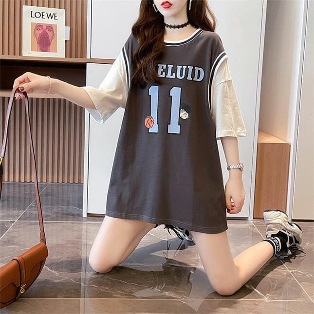 Fresh Fashion 4 Colors Letters Printings Loosen T-Shirt2 Fresh Fashion 4 Colors Letters Printings Loosen T-shirt 4