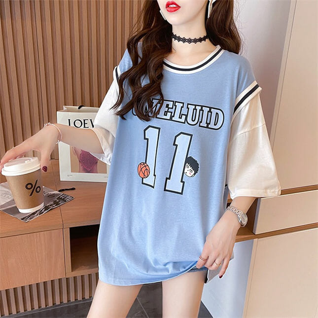 Fresh Fashion 4 Colors Letters Printings Loosen T-Shirt3 Fresh Fashion 4 Colors Letters Printings Loosen T-shirt 3