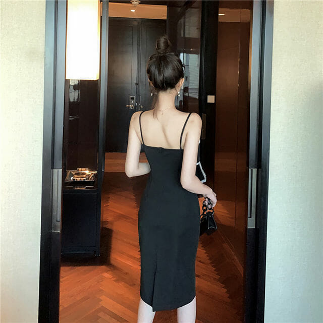 Grace Sexy Bowknot Bust Straps Bodycon Dress2 Grace Sexy Bowknot Bust Straps Bodycon Dress 5