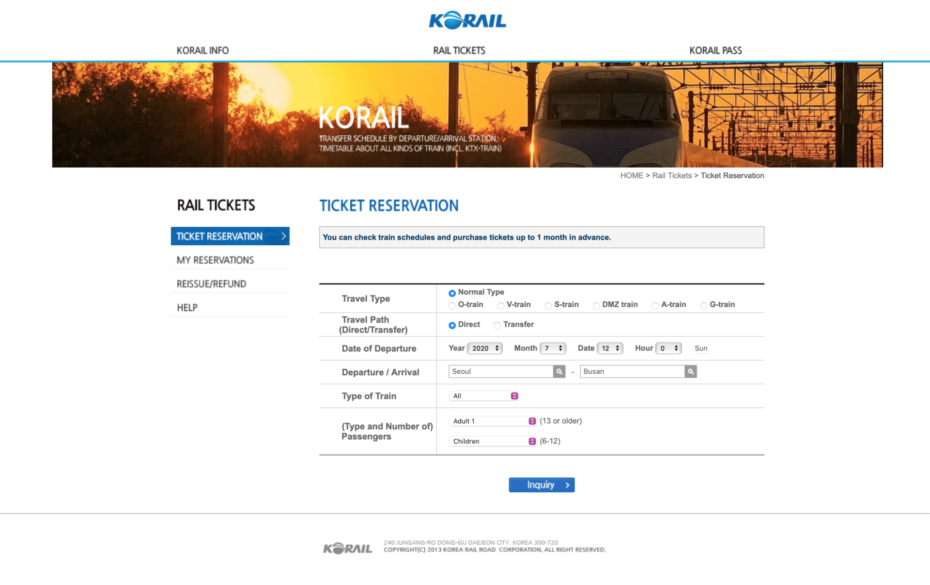 Ktx Guide - How To Use Ktx, Cheapest Tickets &Amp; More 6 KTX Guide - How to Use KTX, Cheapest Tickets & More 5