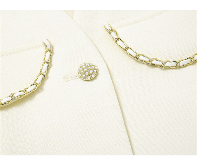 Modern Ol Puff Sleeve Short Jacket With Gauze Fluffy Skirt1 Modern OL Puff Sleeve Short Jacket with Gauze Fluffy Skirt 5