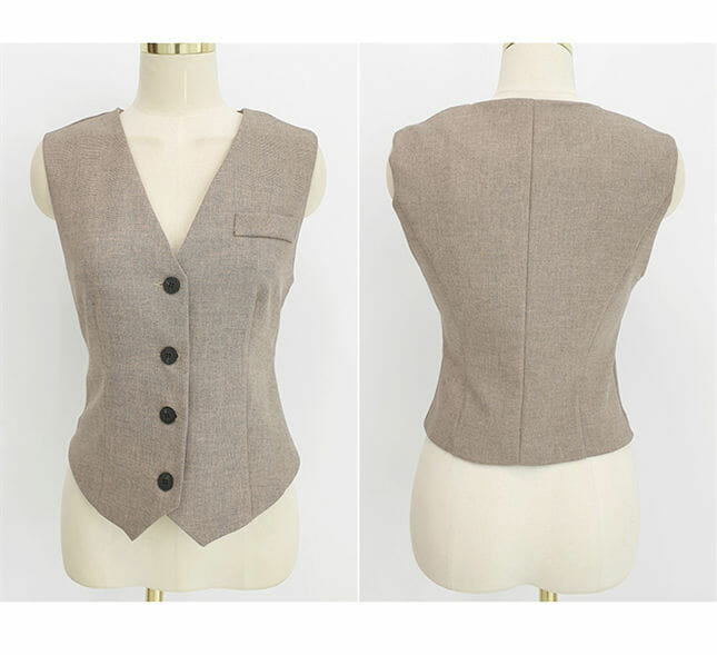 Modern Ol Tailored Collar Slim Three Pieces Long Suits2 Modern OL Tailored Collar Slim Three Pieces Long Suits 7