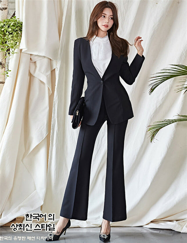 Quality Ol One Buttons Slim Business Two Pieces Suits3 Quality OL One Buttons Slim Business Two Pieces Suits 1