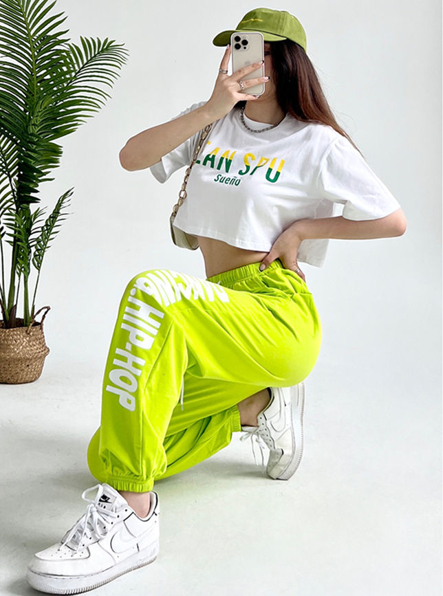 Wholesale Korea Short T-Shirt With Casual Long Pants2 Korea Short T-shirt with Casual Long Pants 3